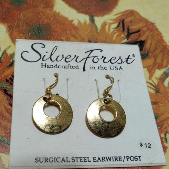 Silver Forest Jewelry Silver Forest Gold Tone Earrings Poshmark